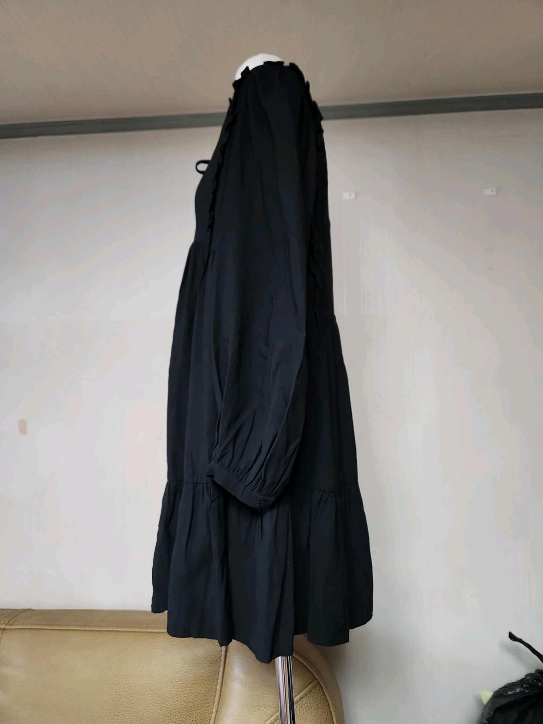새옷 ZARA 자라 블랙 프릴 미니원피스 7