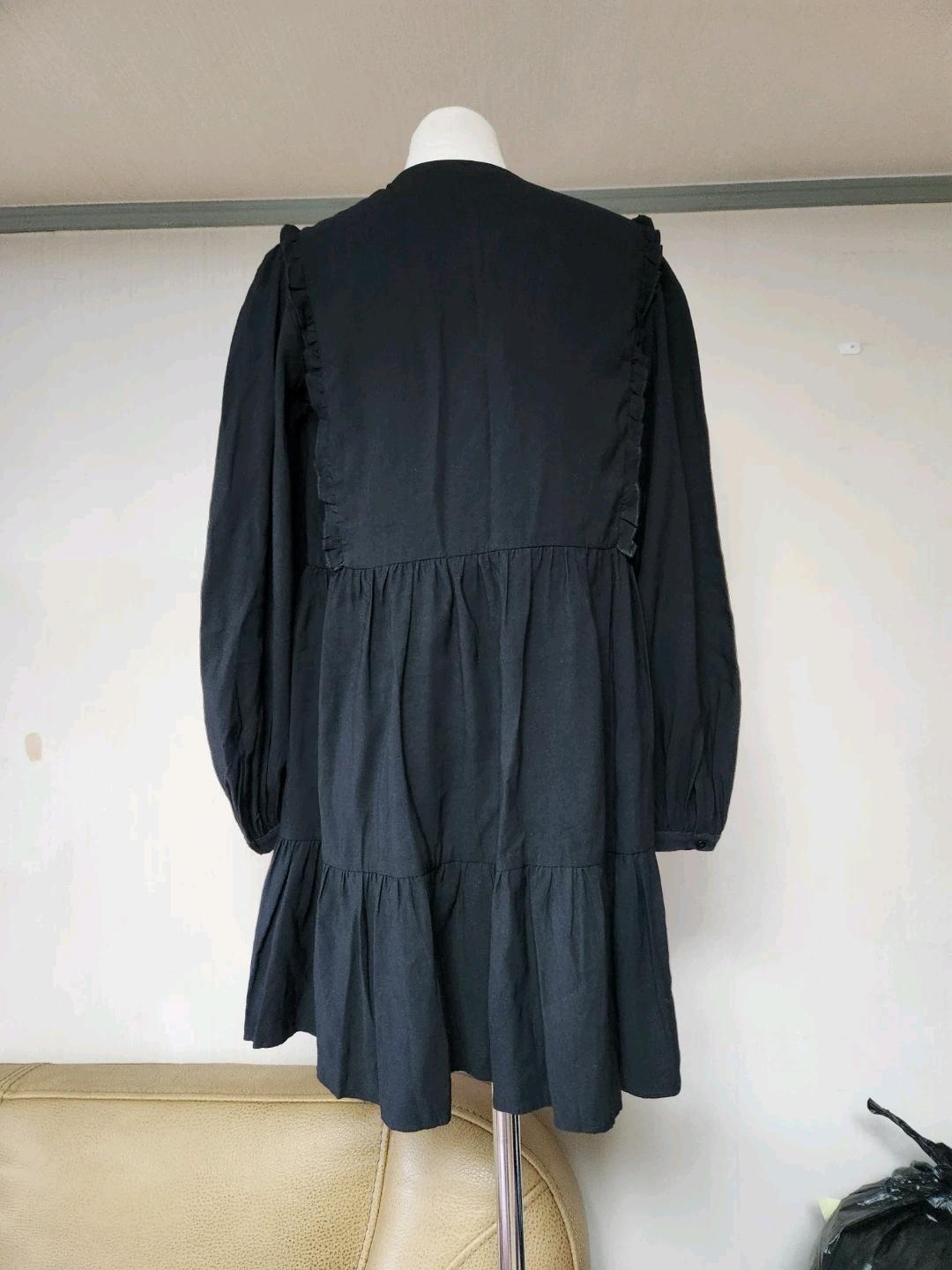 새옷 ZARA 자라 블랙 프릴 미니원피스 6