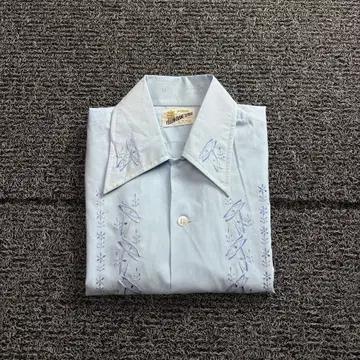 90s 옐로우 크레인 타워 구아야베라 쿠바 셔츠 4038 2