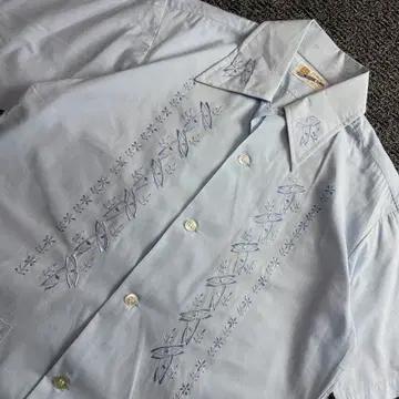 90s 옐로우 크레인 타워 구아야베라 쿠바 셔츠 4038 4