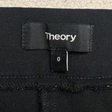 THEORY 여성용 골지 슬랙스 블랙 0 4