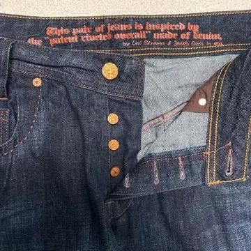 LEVI STRAUSS & CO 데님팬츠 버튼 플라이 4