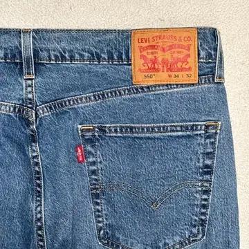 LEVI STRAUSS & CO 550 데님팬츠 34 | 32 10