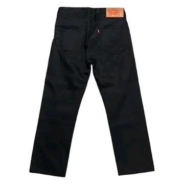 LEVI'S 501 블랙 데님 팬츠 버튼 플라이 32 | 32 11