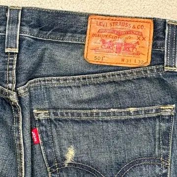 LEVI'S 501 데님 팬츠 버튼 플라이 31 | 32 10