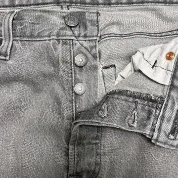 LEVI'S 501 데님팬츠 버튼 플라이 그레이 33 | 32 4