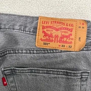 LEVI'S 501 데님팬츠 버튼 플라이 그레이 33 | 32 10