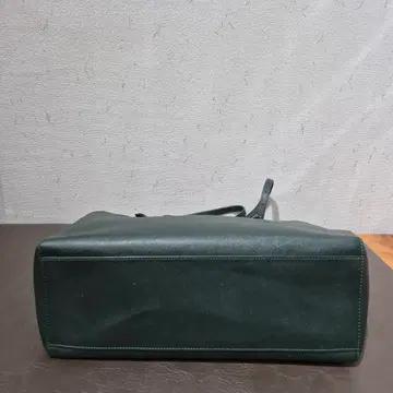 토리버치 가죽 토트백 다크 그린 3