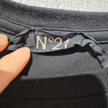 N21 넘버21 블랙 반팔 티셔츠 3