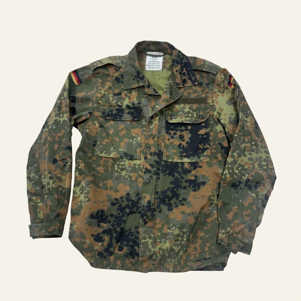 빈티지 독일군 플렉탄 카모 야상 재킷 1