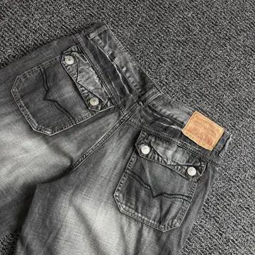 빈티지 아카이브 흑청 구르카 워싱 데님 버뮤다 팬츠 4125 6