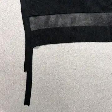 쥬시쥬디 풀오버 시스루 니트 블랙 90 5