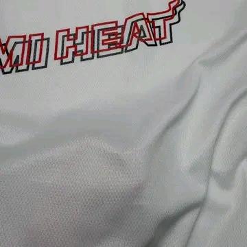 NBA 마이애미 히트 로고 반팔 티셔츠 화이트 L 7