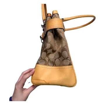 코치 패브릭 벨트백 5