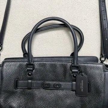 코치 스웨거 레더 크로스 백 4