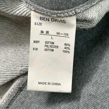 벤데이비스 올드스쿨 프린팅 후드티 그레이 L 6