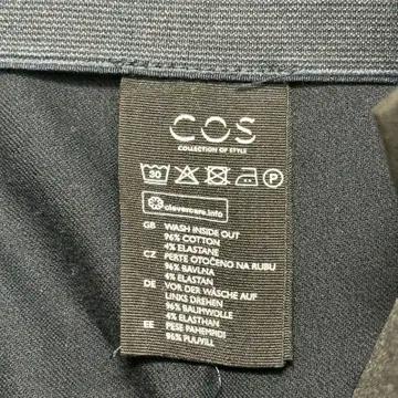 COS 코튼 팬츠 네이비 38 5