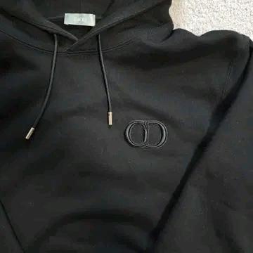 [정품/M] 디올 CD로고 후드티 블랙 3