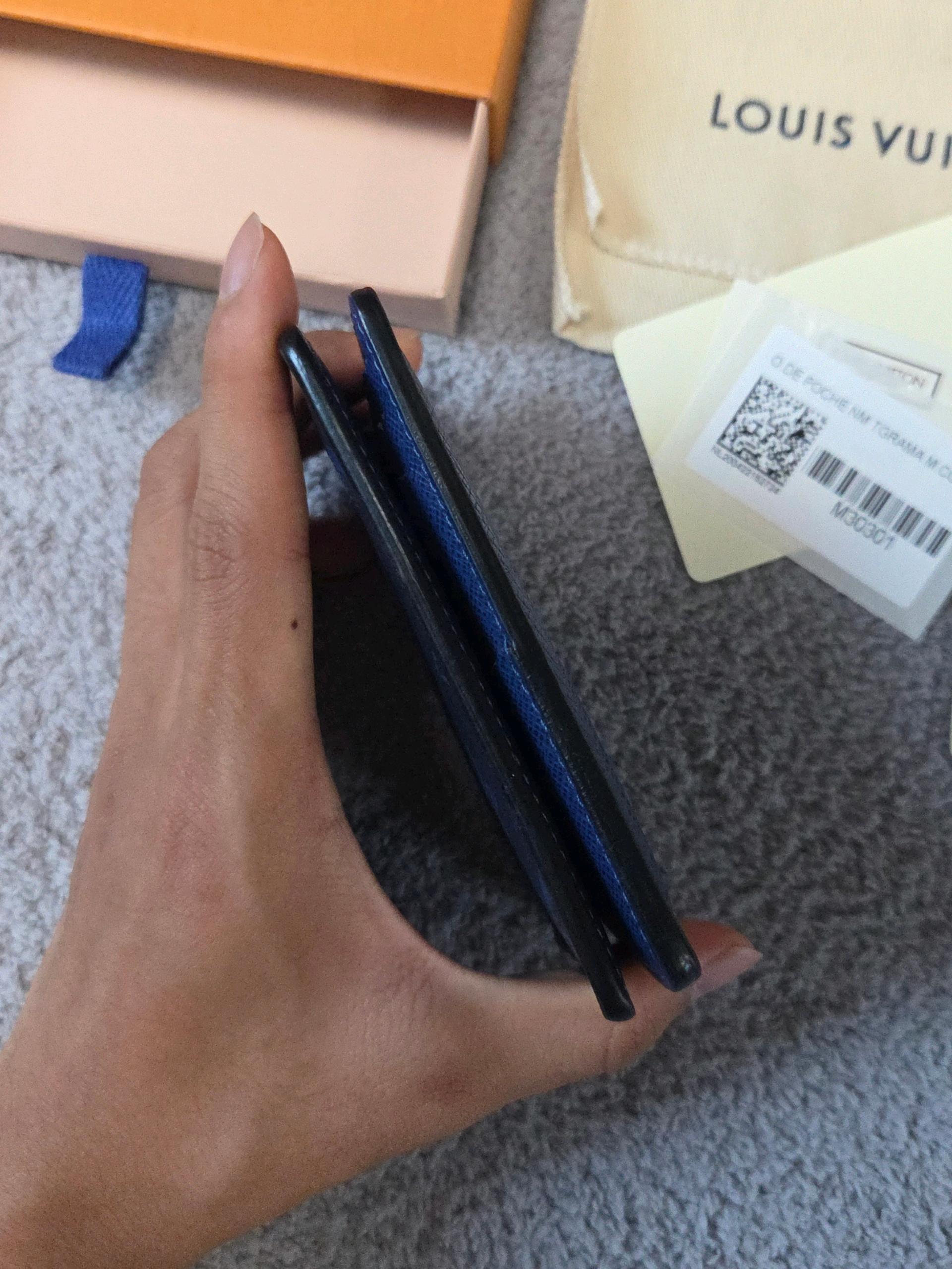 [정품] 루이비통 포켓 오거나이저 코발트블루 7