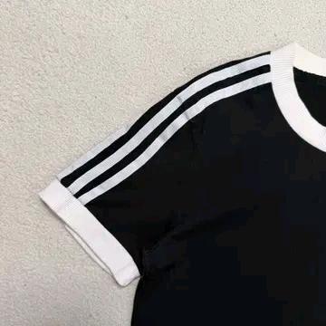 아디다스 클래식 링거 반팔 티셔츠 블랙 XS 6