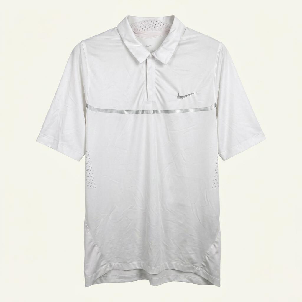 100,L)) NIKE 나이키 카라 반팔티셔츠 ! 지퍼형~ 1