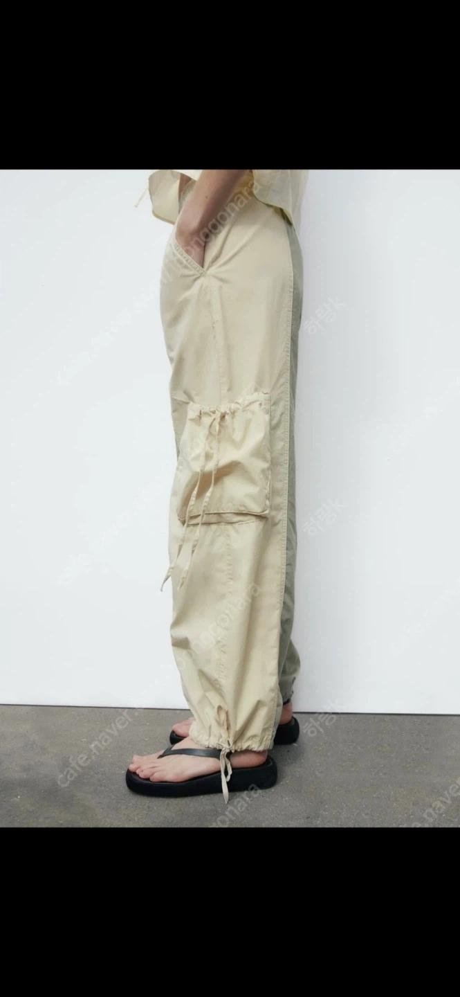 ZARA 카고 컬러블럭 파라슈트 팬츠 M 5