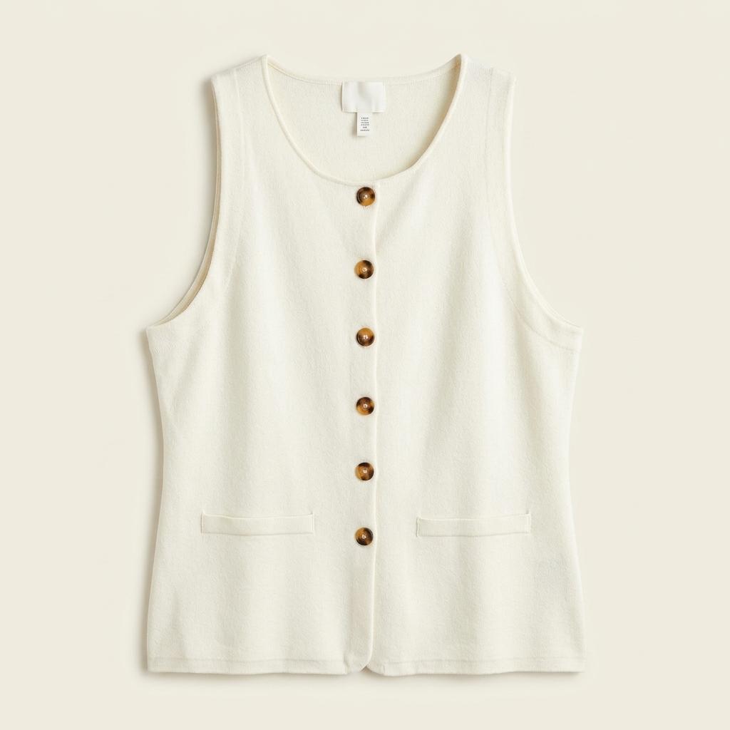 [M]H&M 새상품 여성 단추 니트베스트/J4-27-02 1