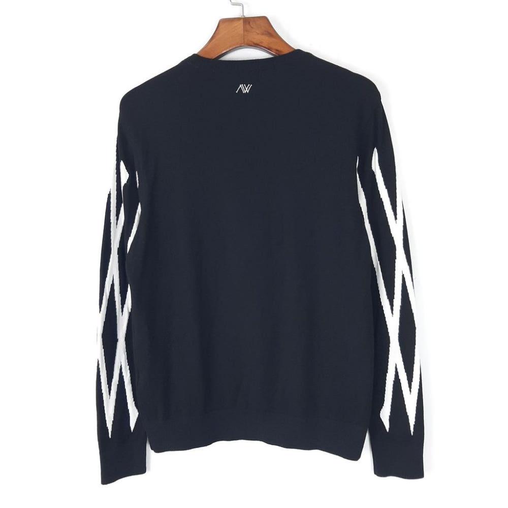 [M]어뉴골프 남성 라운드넥 긴팔니트/J4-07-56 5