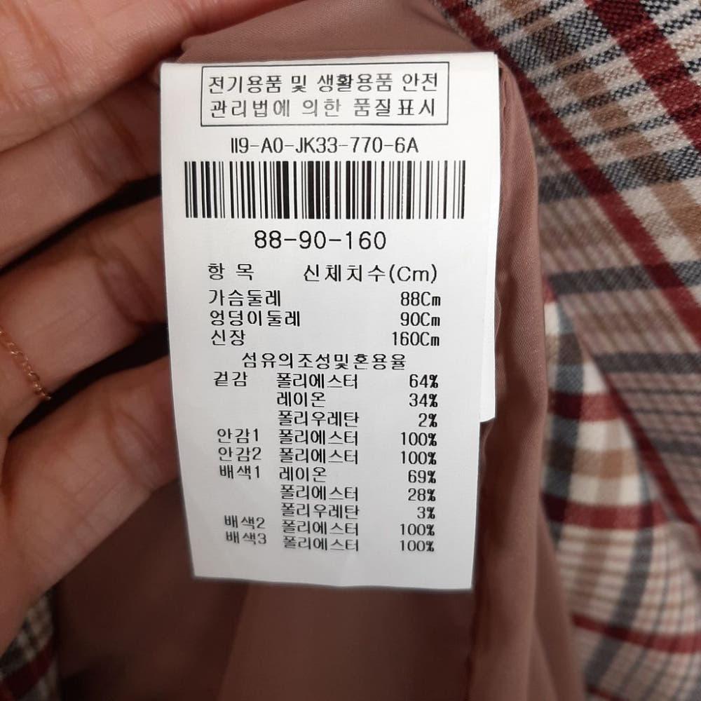 [66]더아이잗 체크 롱자켓/J4-07-54 8