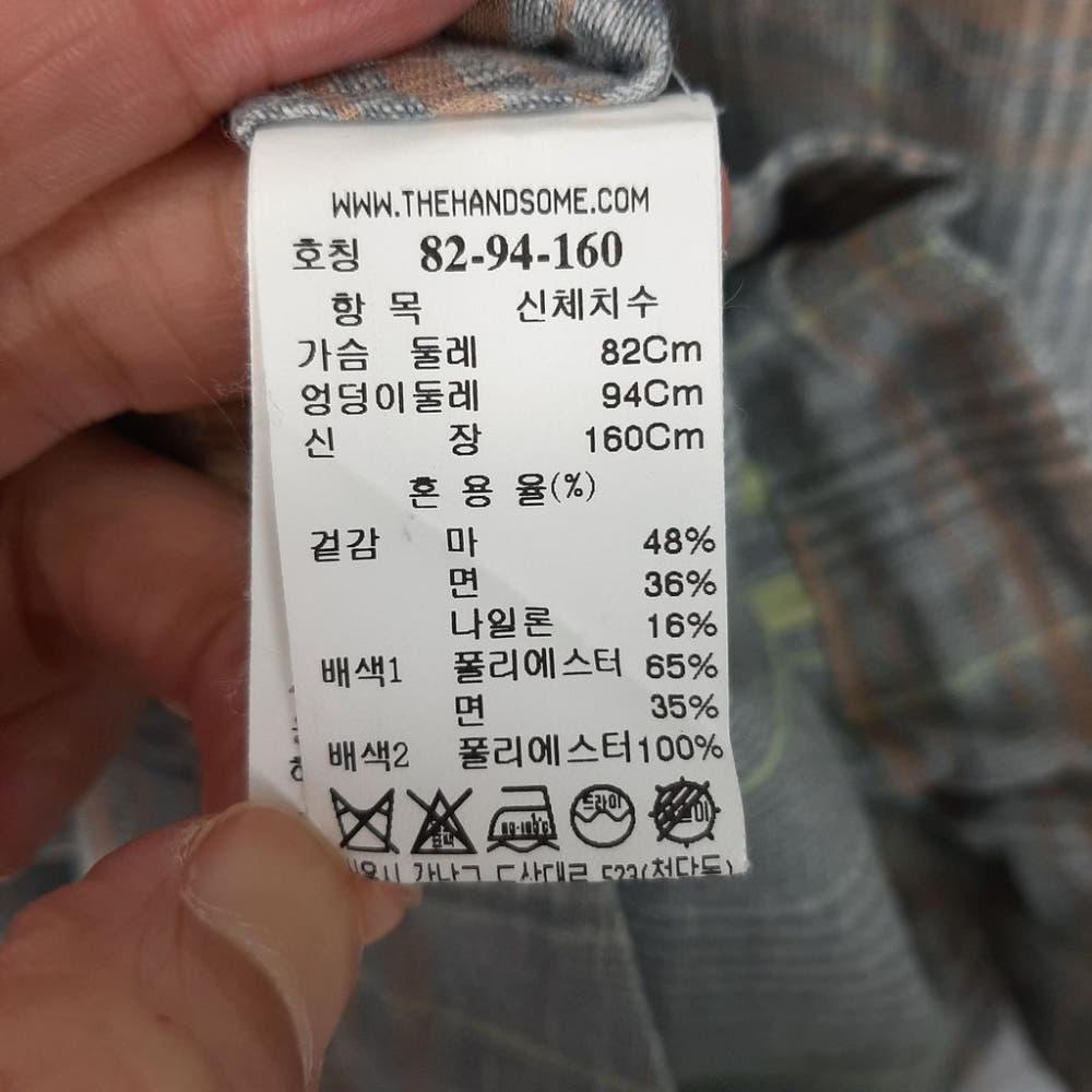 [44]LATT BY T 린넨혼방 체크 셔츠형자켓/J4-07-49 7