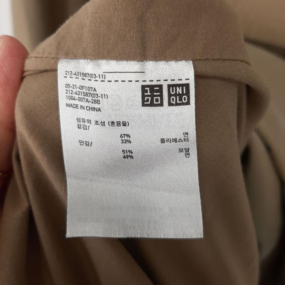 [S]유니클로 벨티드 트렌치코트/J3-25-29 8