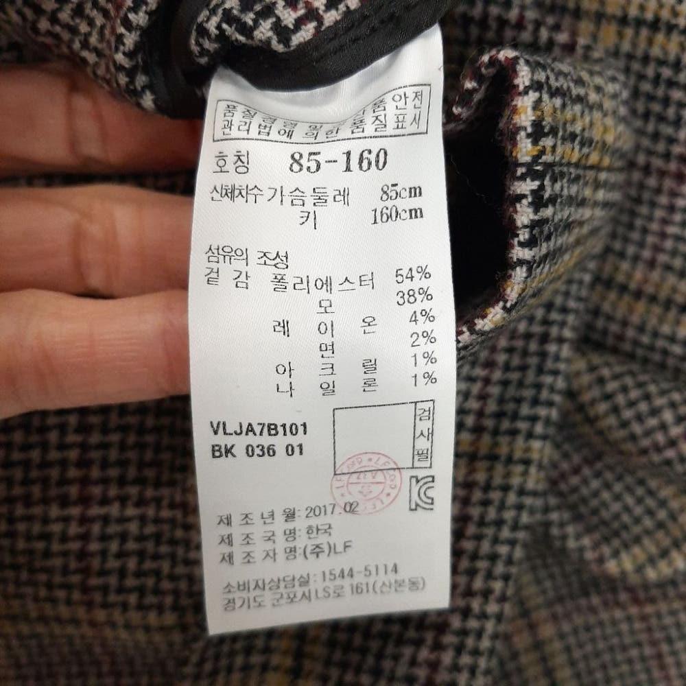 [85]아떼바네사브루노 노카라 체크자켓/J3-11-34 6