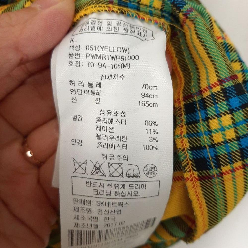 [M]SJYP 부츠컷 체크팬츠/J3-05-02 8
