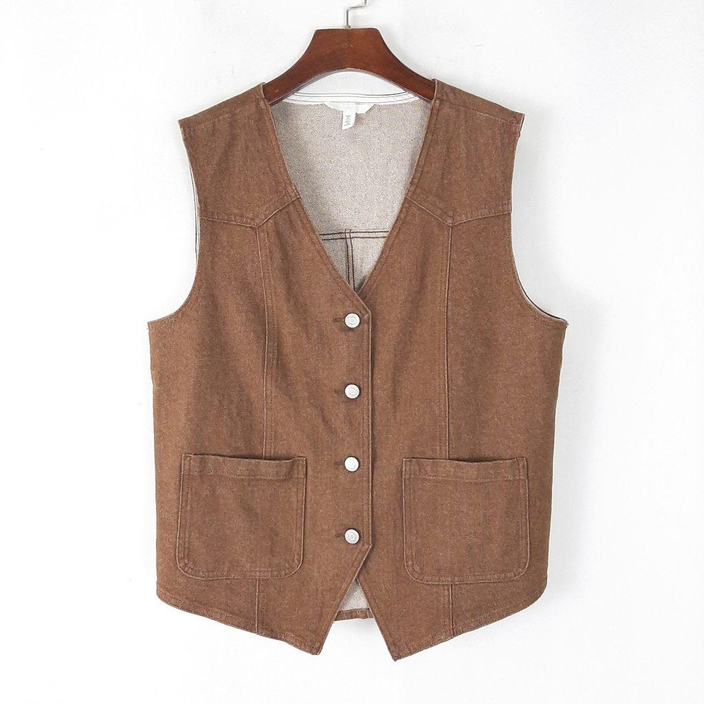 [S] H&M 포켓 데님 베스트J2-26-19 2