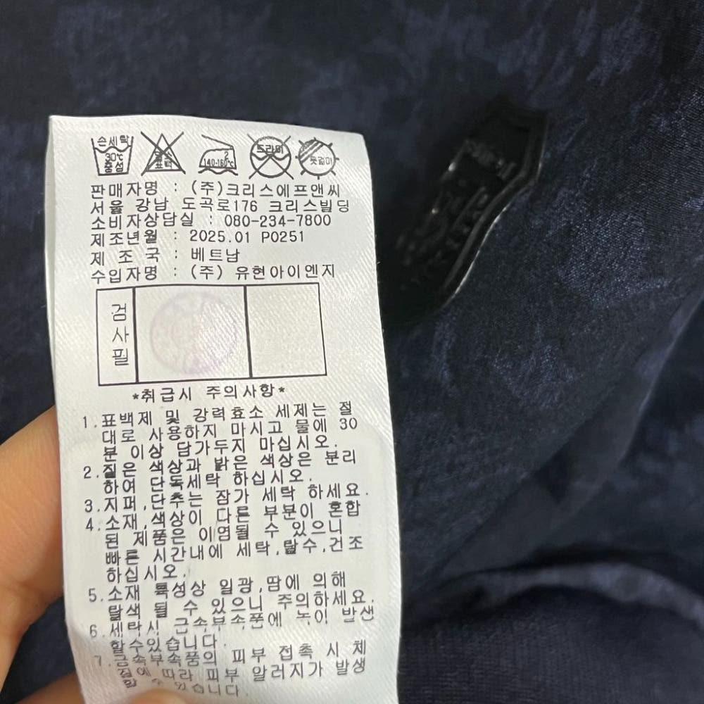 [100]팬텀 남성 골프 패턴 집업점퍼/J2-25-15 8