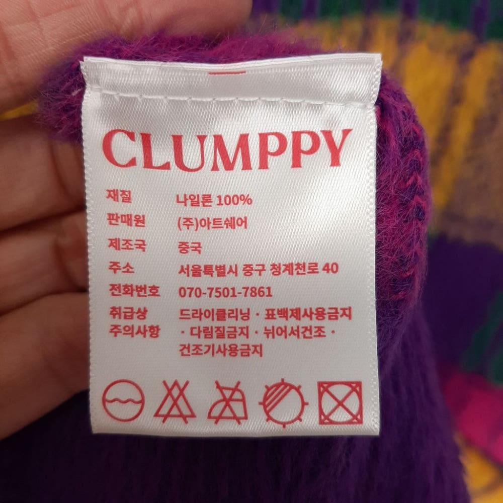 [S]위글위글 CLUMPPY 새상품 체크 롱니트/J1-21-20 7