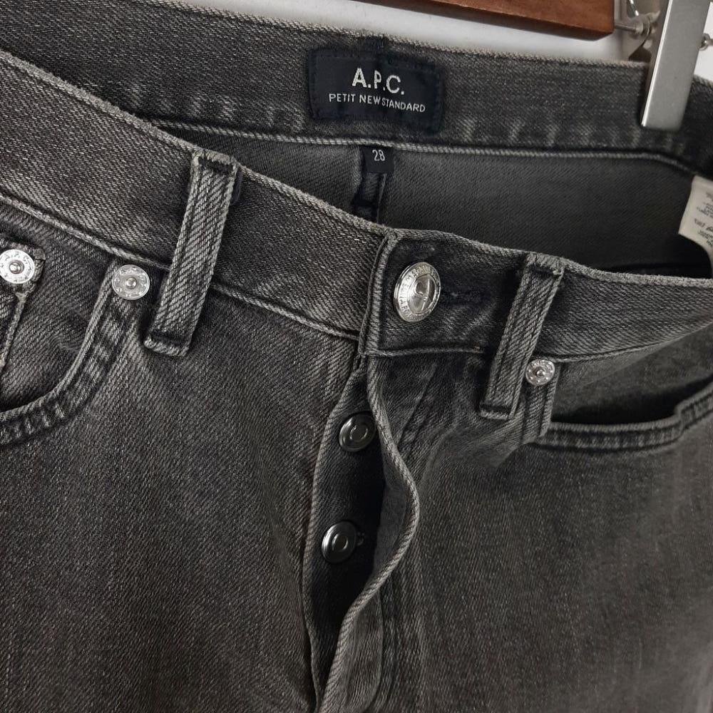[28]A.P.C 슬림핏 기모 흑청바지/J1-27-55 6