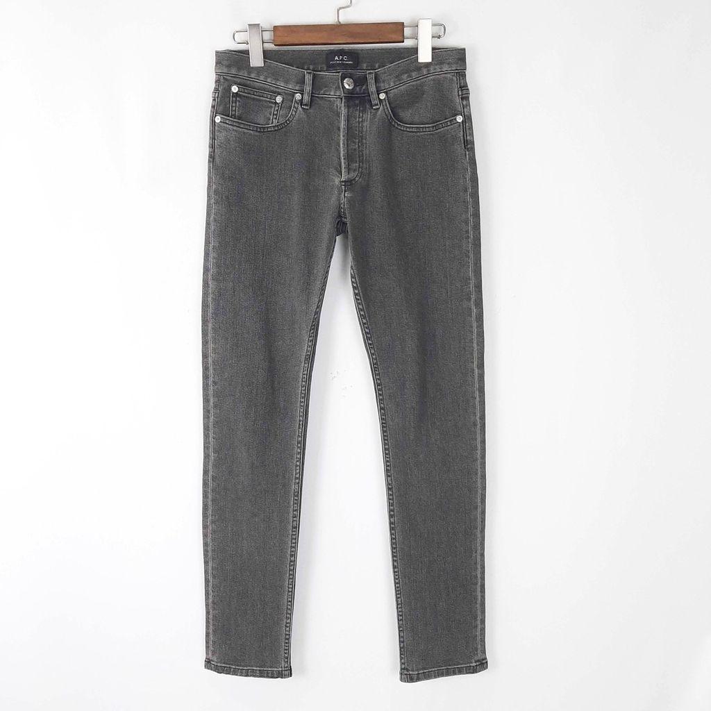 [28]A.P.C 슬림핏 기모 흑청바지/J1-27-55 2