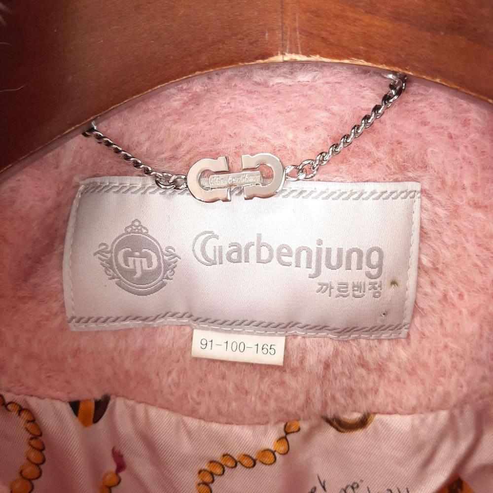 [90]까르벤정 밍크배색 알파카혼방 하프코트/J1-19-15 6