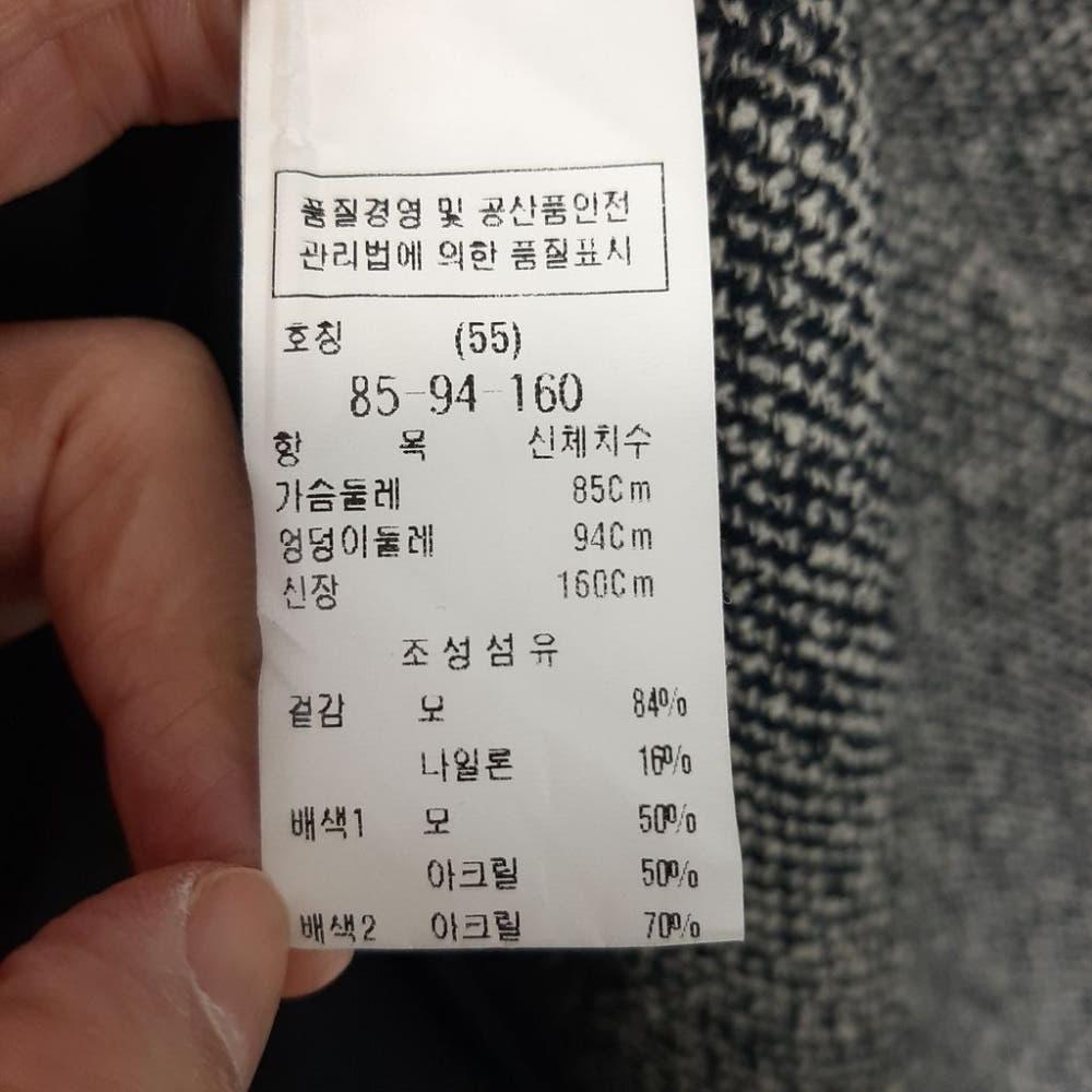 [55]듀엘 소매배색 울혼방 집업점퍼/I12-19-23 7