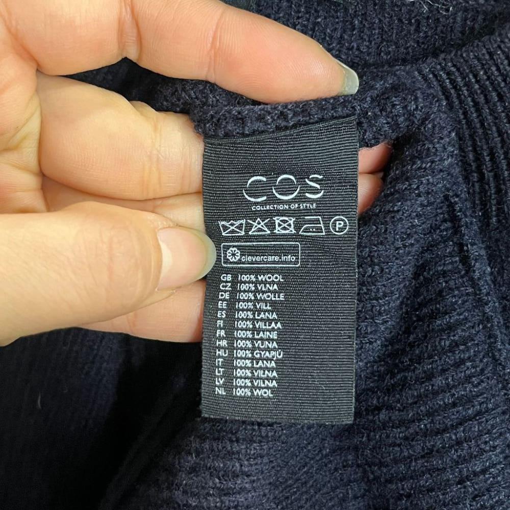 [XS]COS 소매배색 울 니트원피스/I12-08-09 7