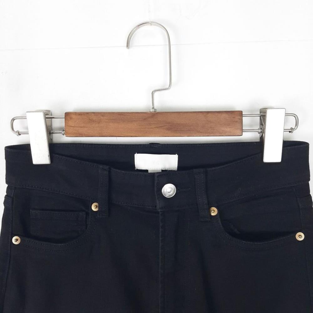 [26]H&M 여성 하이웨스트 슬림핏 블랙진/I11-18-26 4