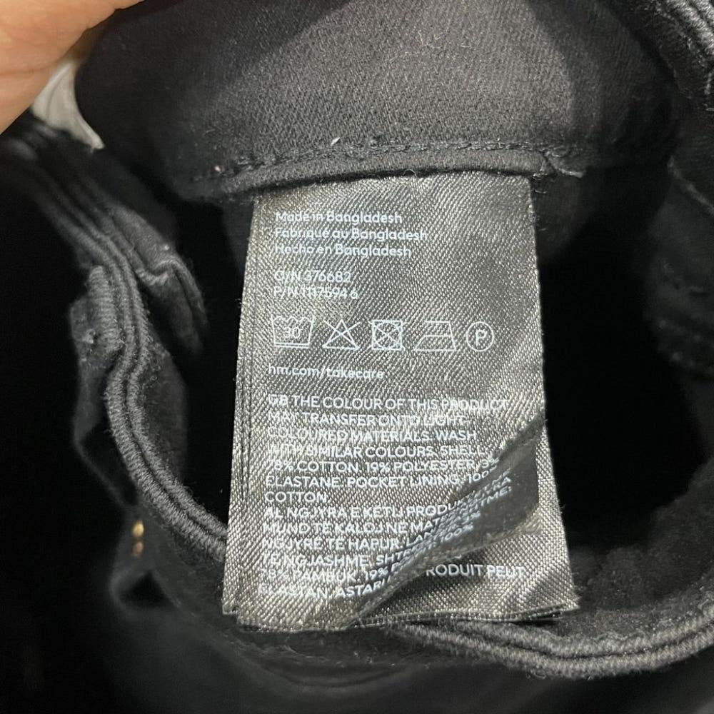 [26]H&M 여성 하이웨스트 슬림핏 블랙진/I11-18-26 7