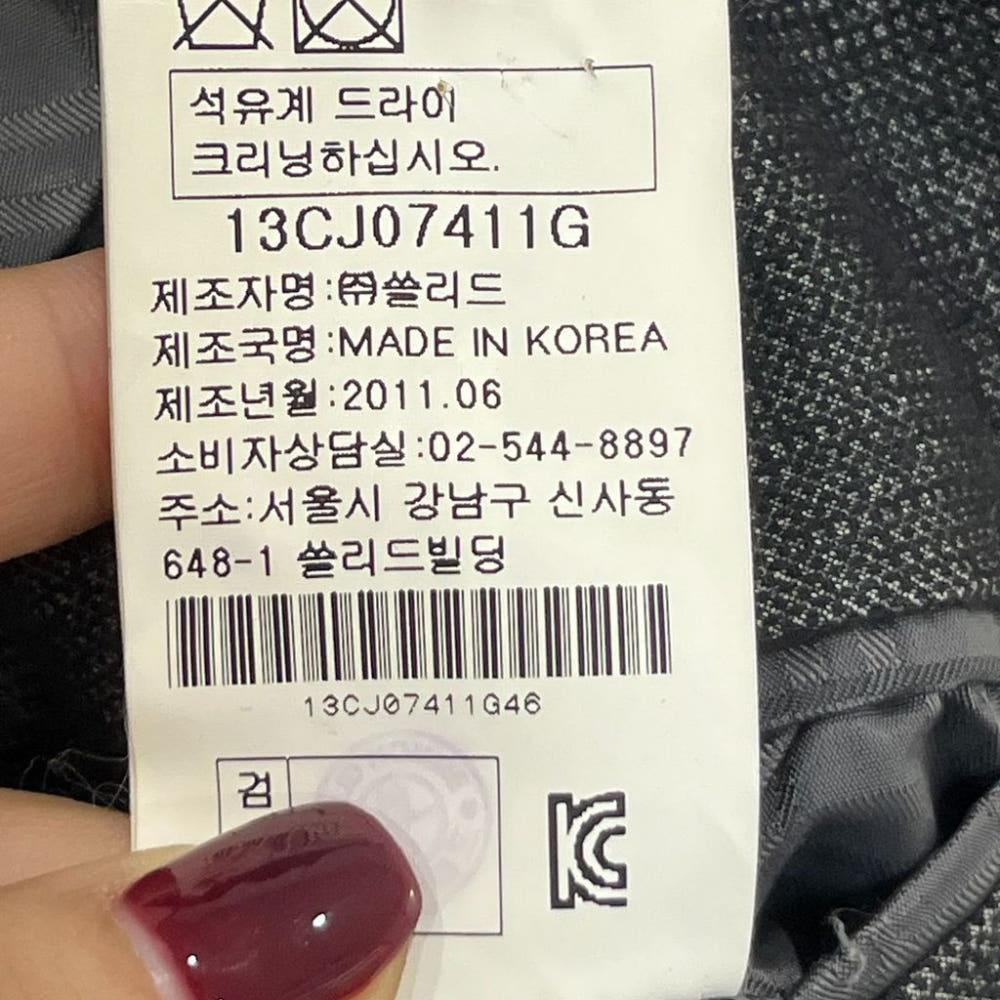 [95]솔리드옴므 패턴 면자켓/I10-21-65 8