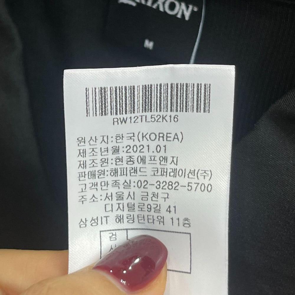 [M]스릭슨 여성골프 배색 카라티셔츠/I10-21-04 7