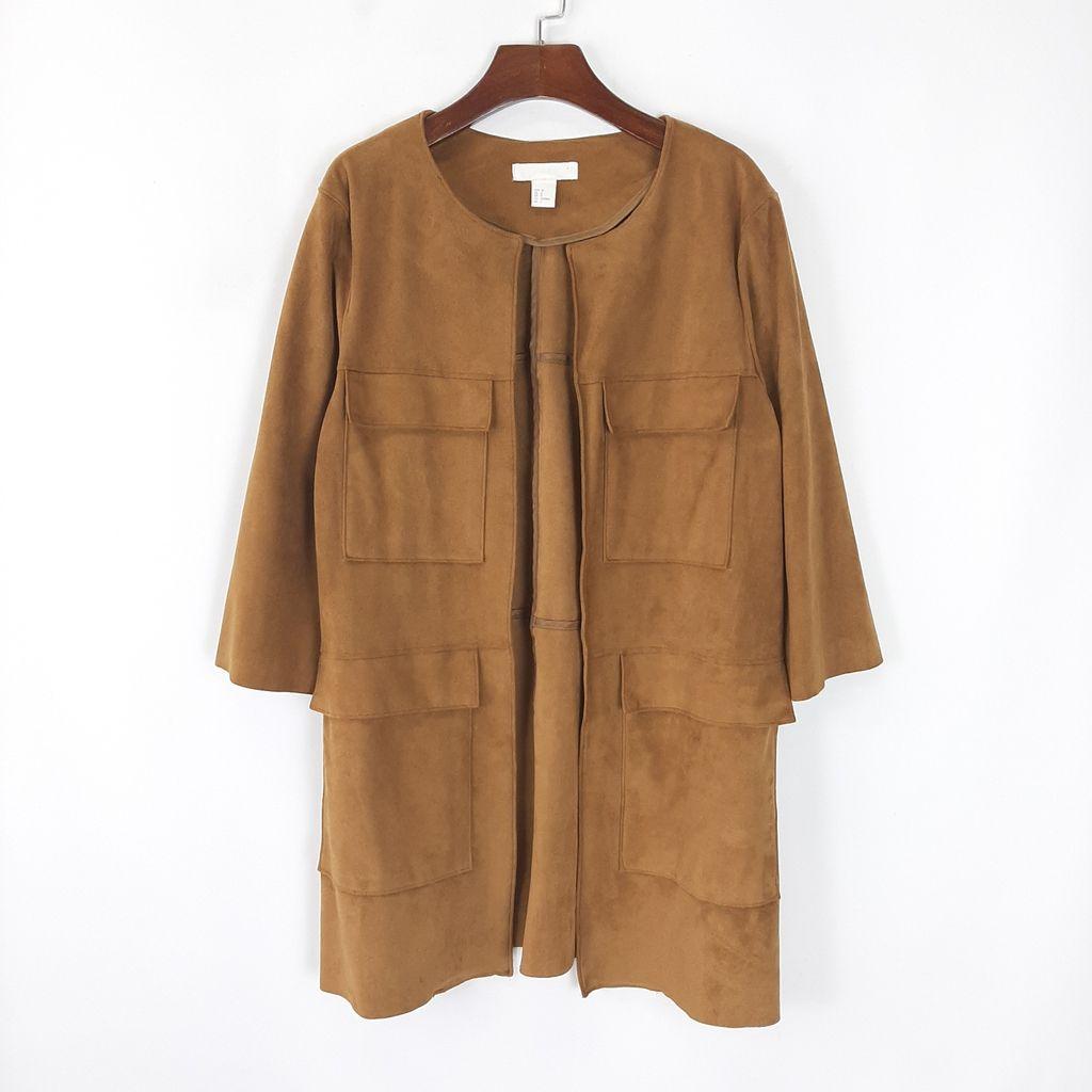 [66]H&M 노카라 포켓 스웨이드자켓/I10-30-18 2