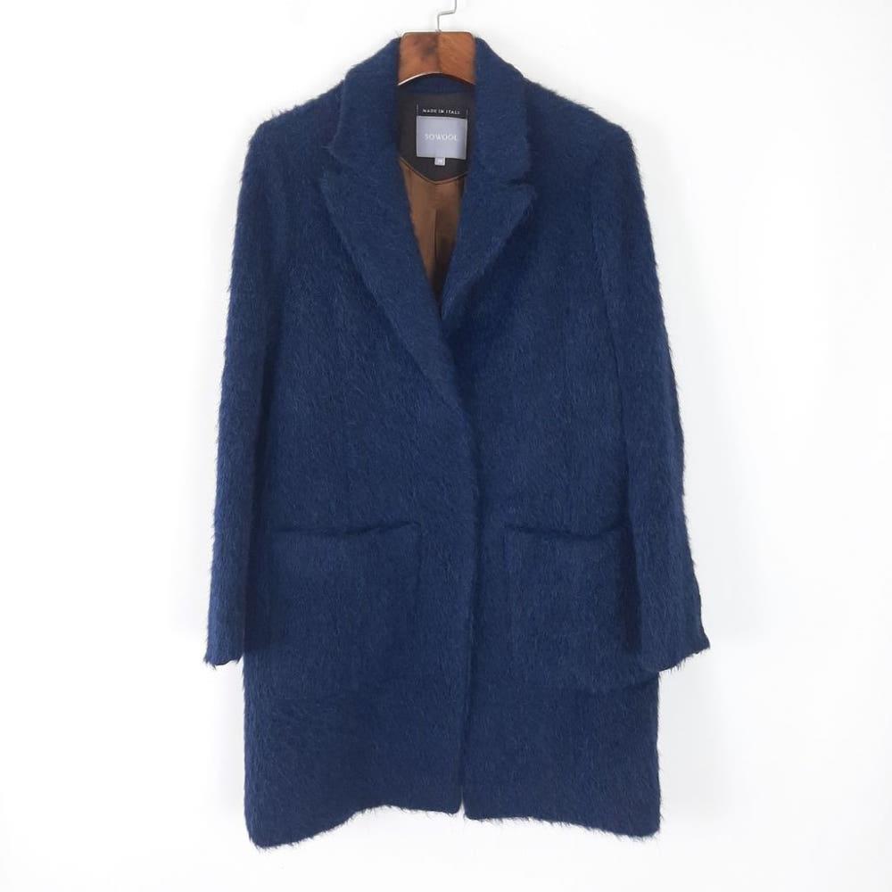 [66]SO.WOOL 알파카혼방 코트/I11-04-33 3