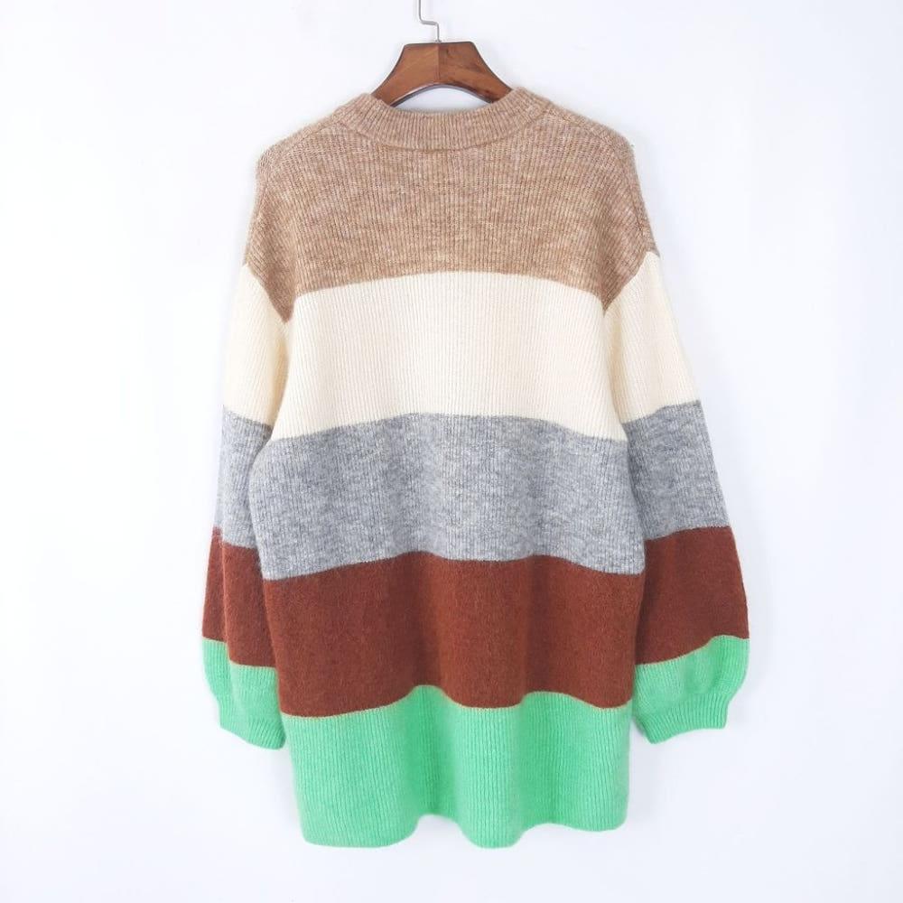 [XS]H&M 울혼방 스트라이프 롱 니트/I11-04-09 5