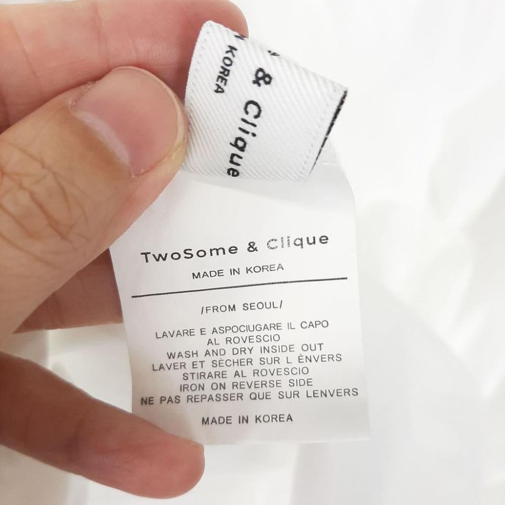 [S]twosome&clique 여성 언발란스 셔츠/I9-24-24 10