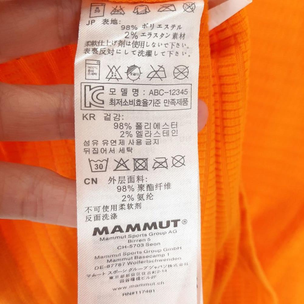 [S]mammut 아웃도어 여성 반집업티셔츠/I9-24-03 8